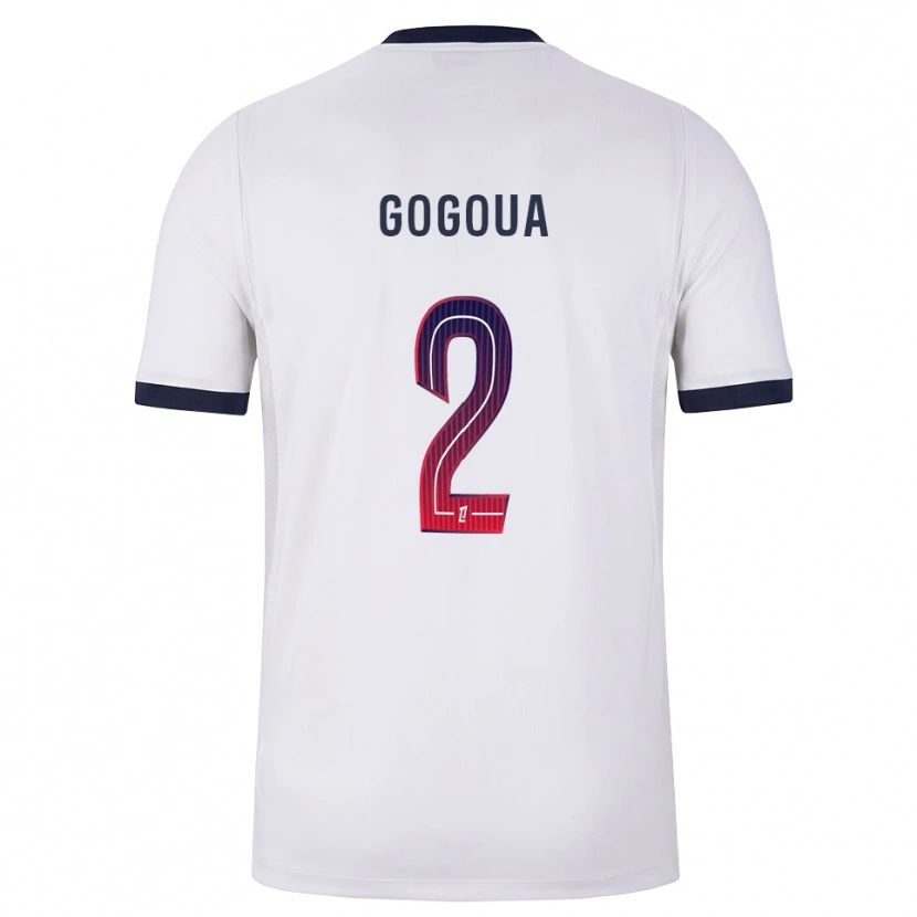 Danxen Dames Valentin Gogoua #2 Wit Zwart Rood Uitshirt Uittenue 2026/27 T-Shirt