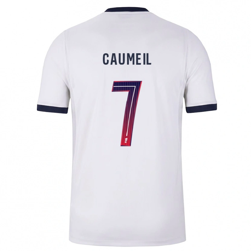 Danxen Dames Paul Caumeil #7 Wit Zwart Rood Uitshirt Uittenue 2026/27 T-Shirt