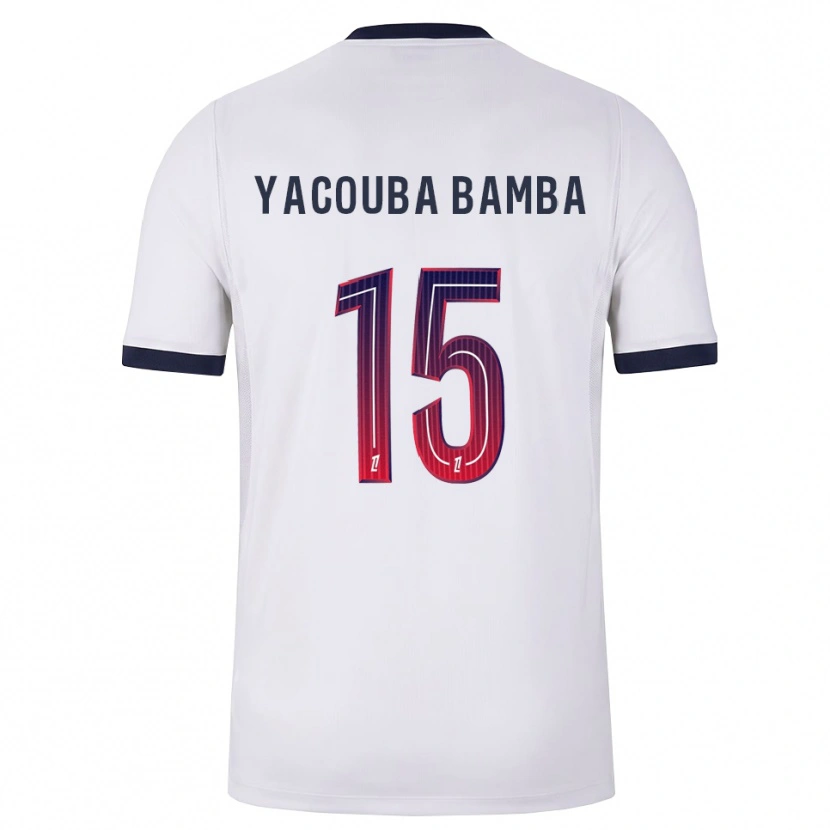 Danxen Dames Ben Yacouba Bamba #15 Wit Zwart Rood Uitshirt Uittenue 2026/27 T-Shirt