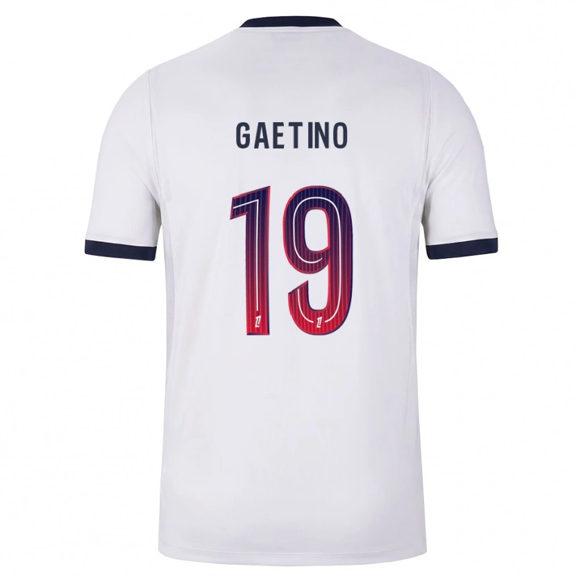 Danxen Dames Eva Gaetino #19 Wit Zwart Rood Uitshirt Uittenue 2026/27 T-Shirt