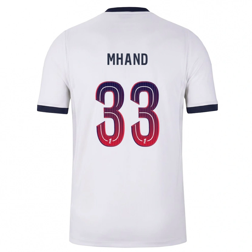 Danxen Dames Ilian Mhand #33 Wit Zwart Rood Uitshirt Uittenue 2026/27 T-Shirt