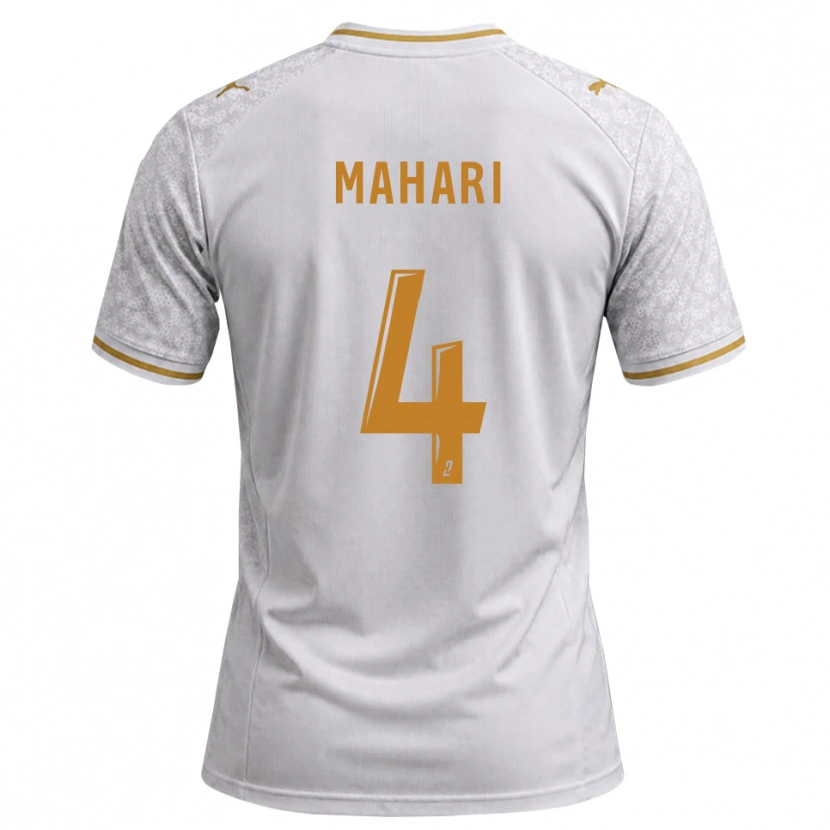 Danxen Dames Efdon Mahari #4 Wit Grijs Goudenrood Uitshirt Uittenue 2026/27 T-Shirt