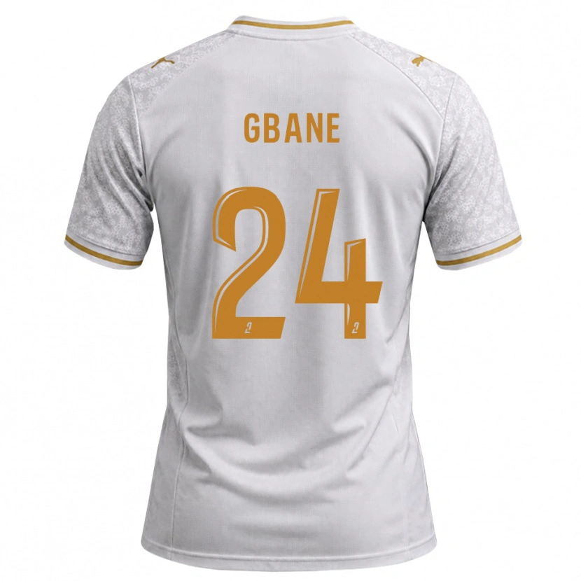 Danxen Dames Mory Gbane #24 Wit Grijs Goudenrood Uitshirt Uittenue 2026/27 T-Shirt
