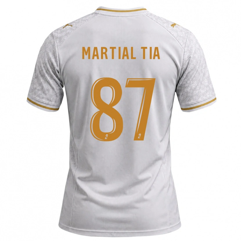 Danxen Dames Martial Tia #87 Wit Grijs Goudenrood Uitshirt Uittenue 2026/27 T-Shirt