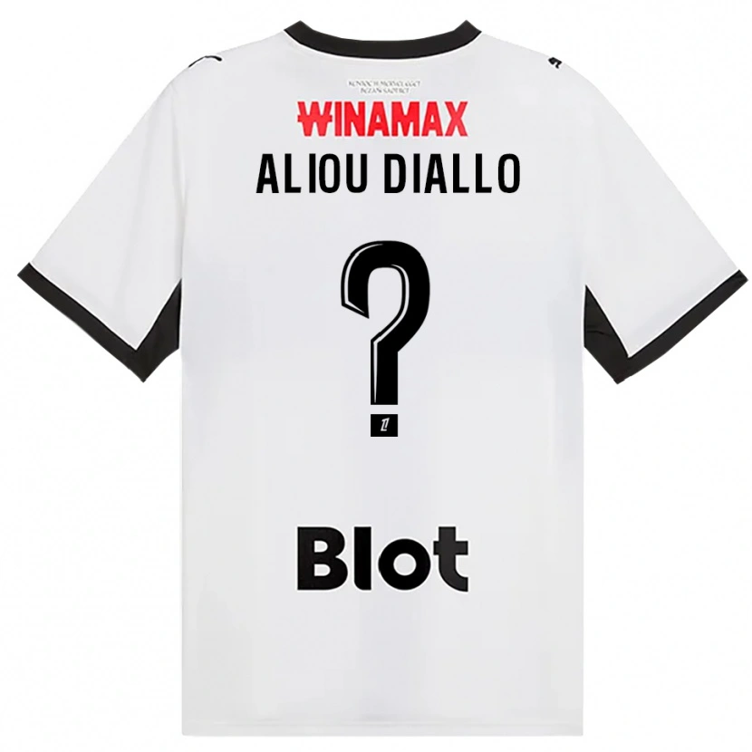 Danxen Dames Mamadou Aliou Diallo #0 Zwart Wit Rood Uitshirt Uittenue 2026/27 T-Shirt