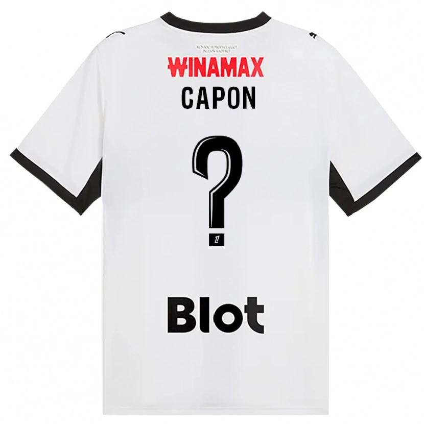 Danxen Dames José Capon #0 Zwart Wit Rood Uitshirt Uittenue 2026/27 T-Shirt