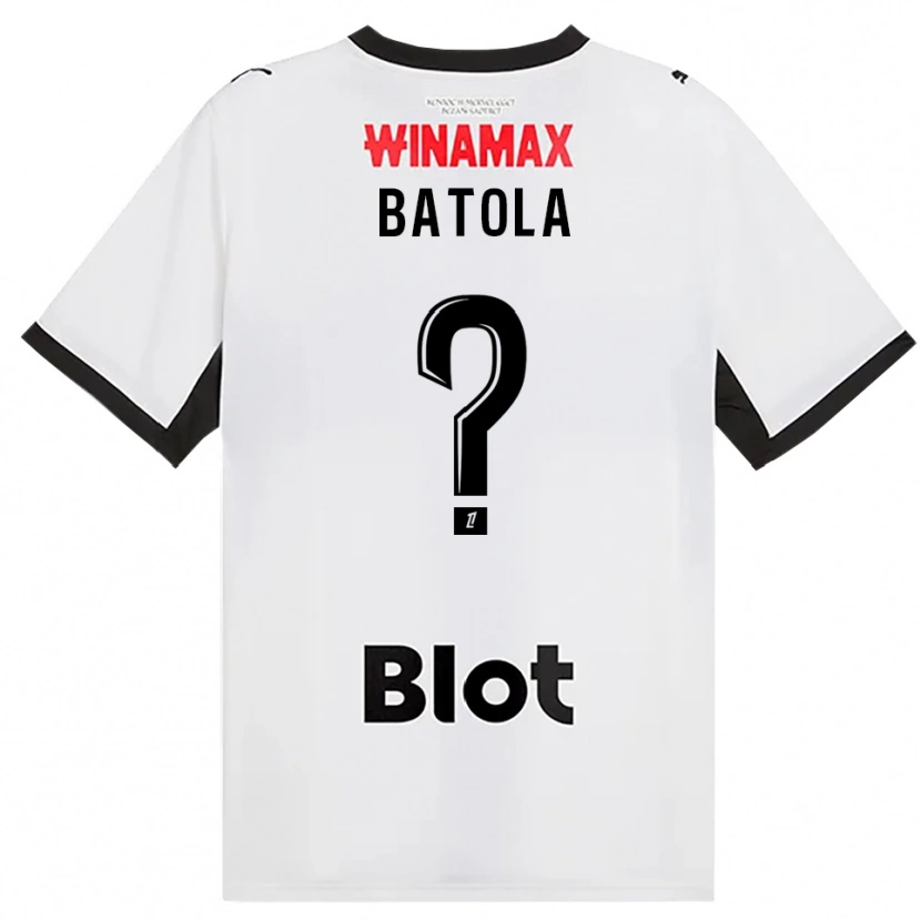Danxen Dames Yann Batola #0 Zwart Wit Rood Uitshirt Uittenue 2026/27 T-Shirt