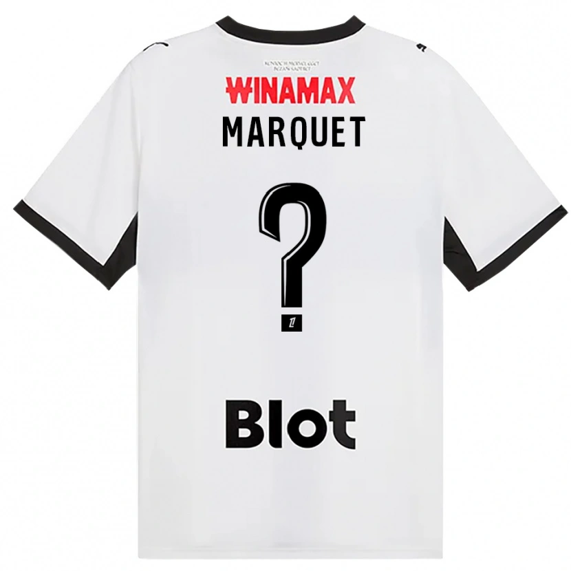 Danxen Dames Pacôme Marquet #0 Zwart Wit Rood Uitshirt Uittenue 2026/27 T-Shirt