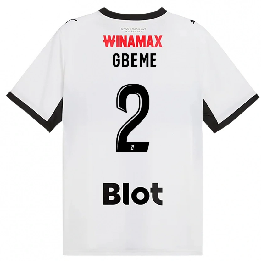 Danxen Dames Mervin Gbeme #2 Zwart Wit Rood Uitshirt Uittenue 2026/27 T-Shirt