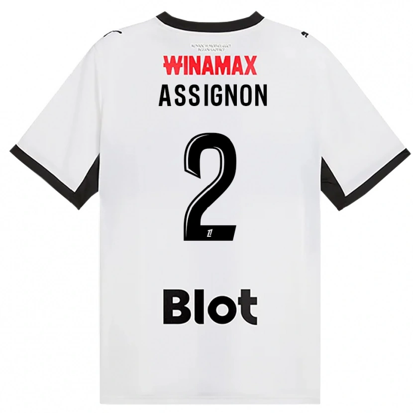 Danxen Dames Kenny Assignon #2 Zwart Wit Rood Uitshirt Uittenue 2026/27 T-Shirt