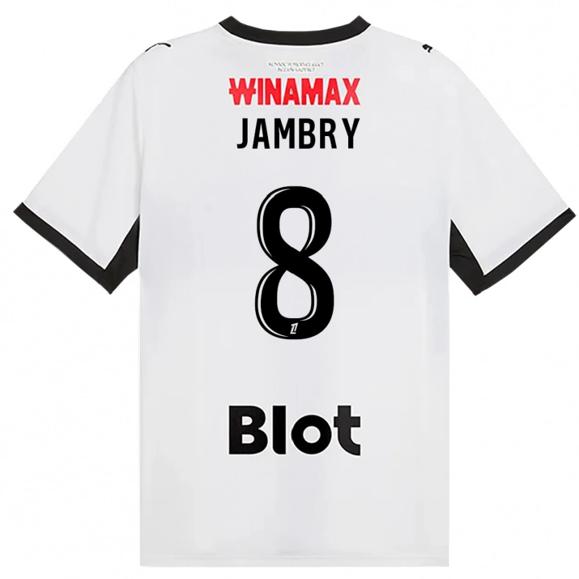 Danxen Dames Melvin Jambry #8 Zwart Wit Rood Uitshirt Uittenue 2026/27 T-Shirt
