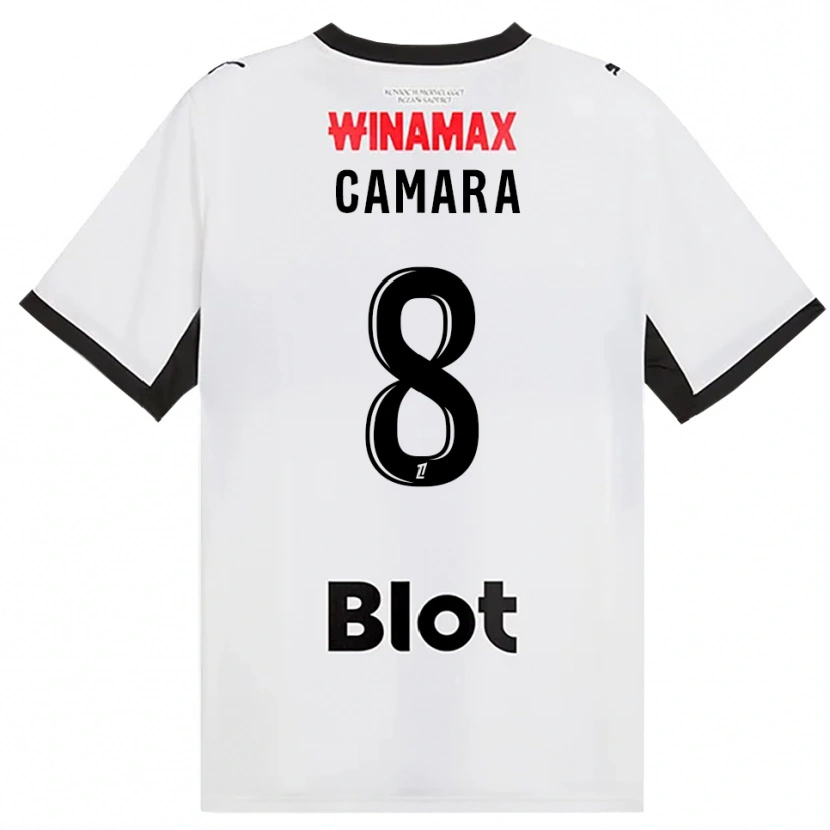 Danxen Dames Yaya Camara #8 Zwart Wit Rood Uitshirt Uittenue 2026/27 T-Shirt