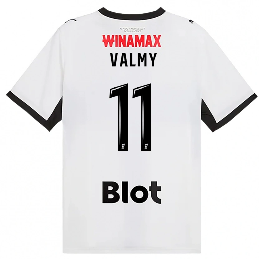 Danxen Dames Mouhammad Valmy #11 Zwart Wit Rood Uitshirt Uittenue 2026/27 T-Shirt