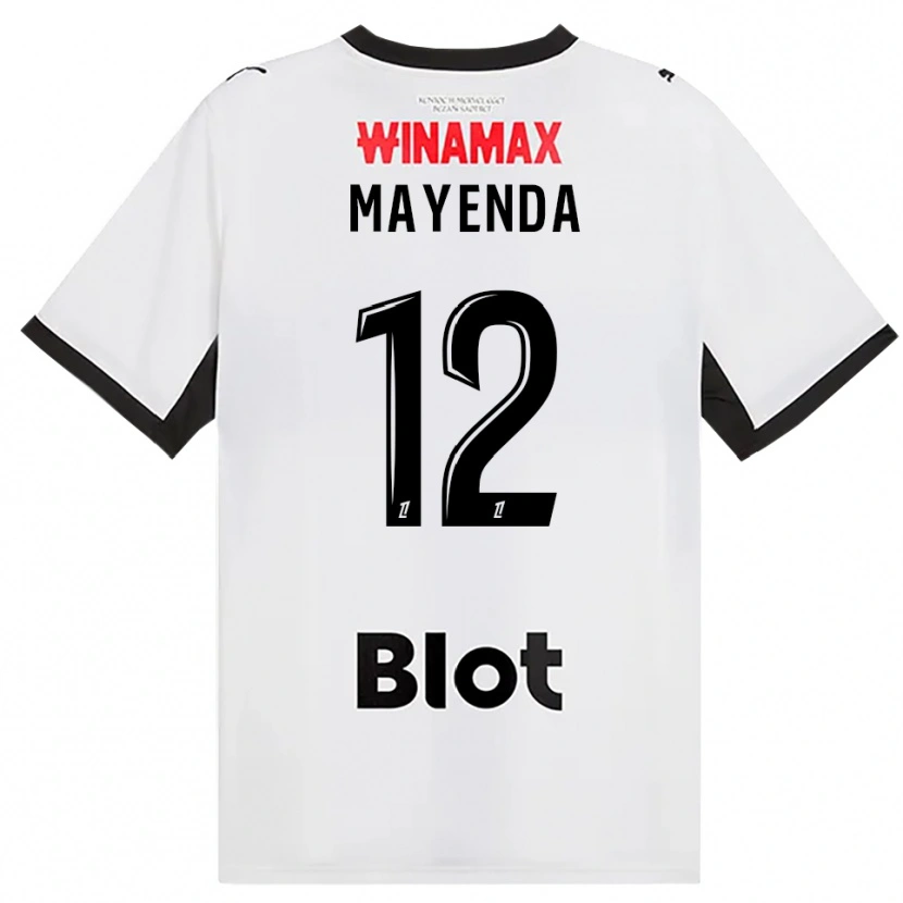 Danxen Dames Eliezer Mayenda #12 Zwart Wit Rood Uitshirt Uittenue 2026/27 T-Shirt