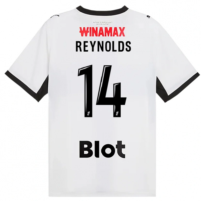 Danxen Dames Bryan Reynolds #14 Zwart Wit Rood Uitshirt Uittenue 2026/27 T-Shirt