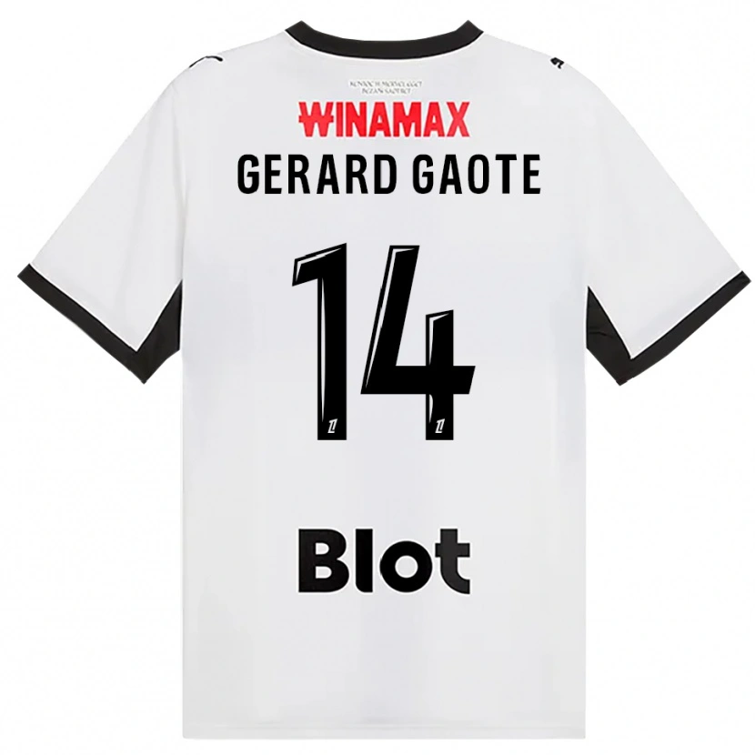 Danxen Dames Steven Gaote #14 Zwart Wit Rood Uitshirt Uittenue 2026/27 T-Shirt