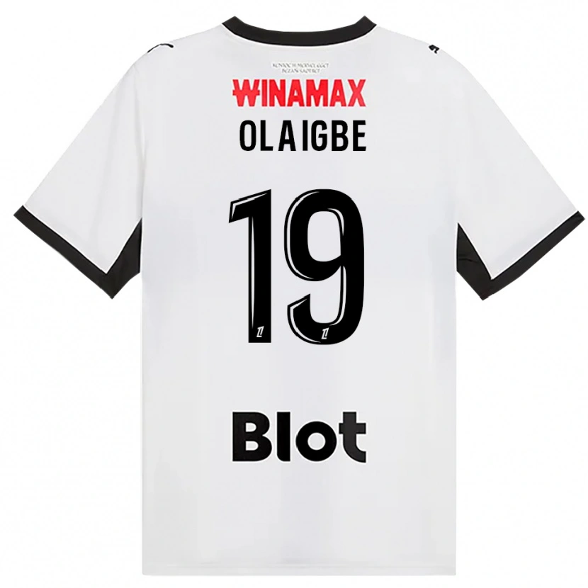 Danxen Dames Kazeem Olaigbe #19 Zwart Wit Rood Uitshirt Uittenue 2026/27 T-Shirt