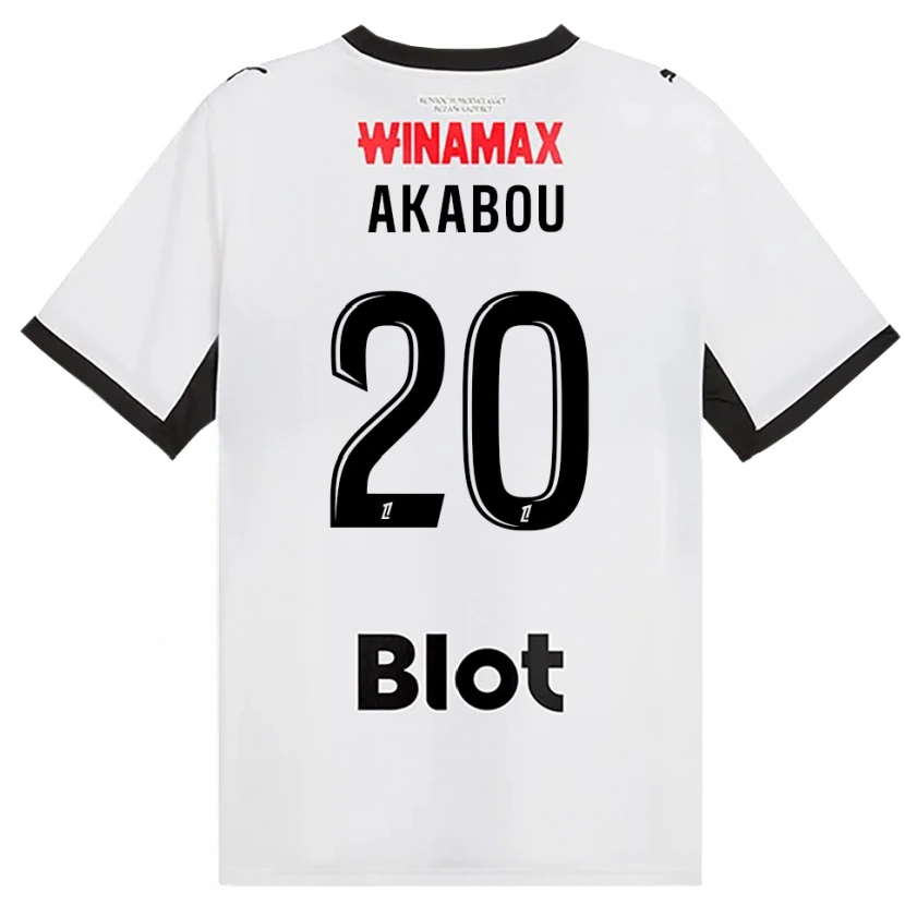 Danxen Dames Ayoub Akabou #20 Zwart Wit Rood Uitshirt Uittenue 2026/27 T-Shirt