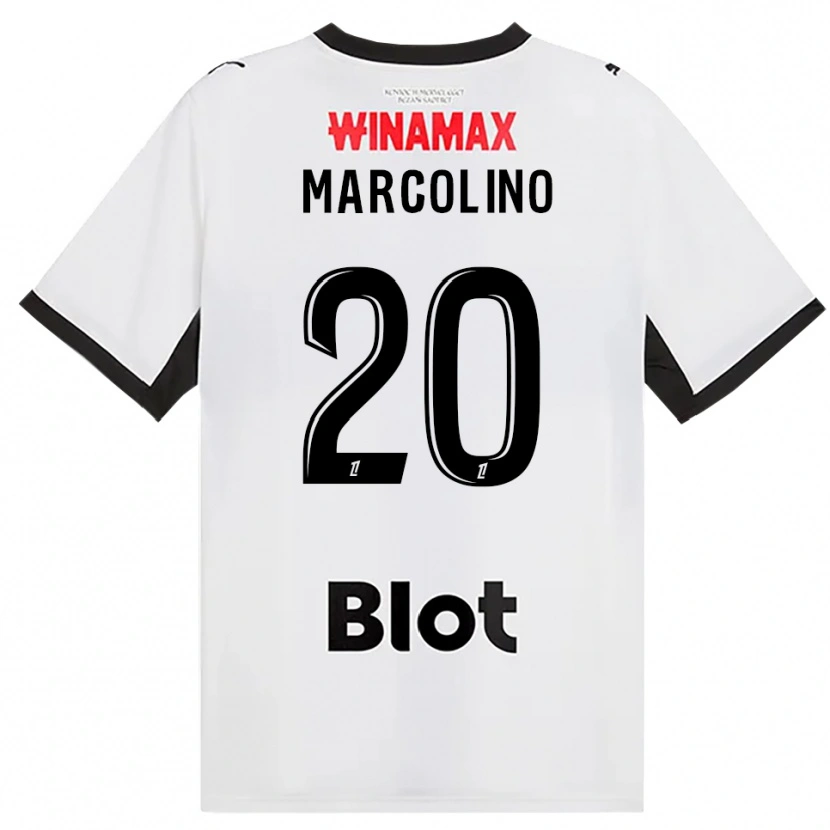 Danxen Dames Henrick Do Marcolino #20 Zwart Wit Rood Uitshirt Uittenue 2026/27 T-Shirt