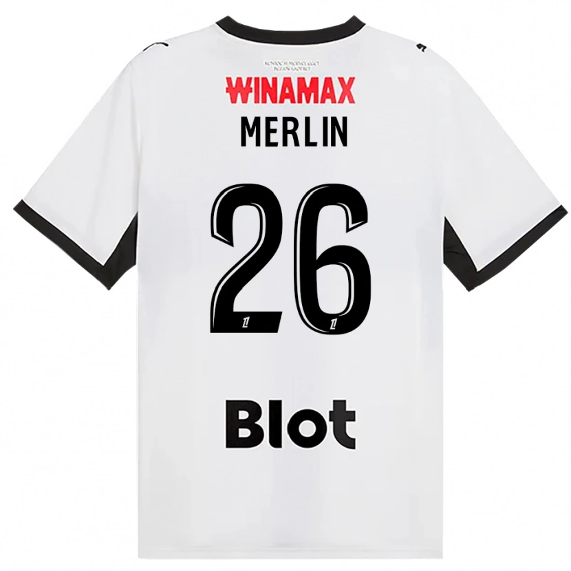 Danxen Dames Quentin Merlin #26 Zwart Wit Rood Uitshirt Uittenue 2026/27 T-Shirt