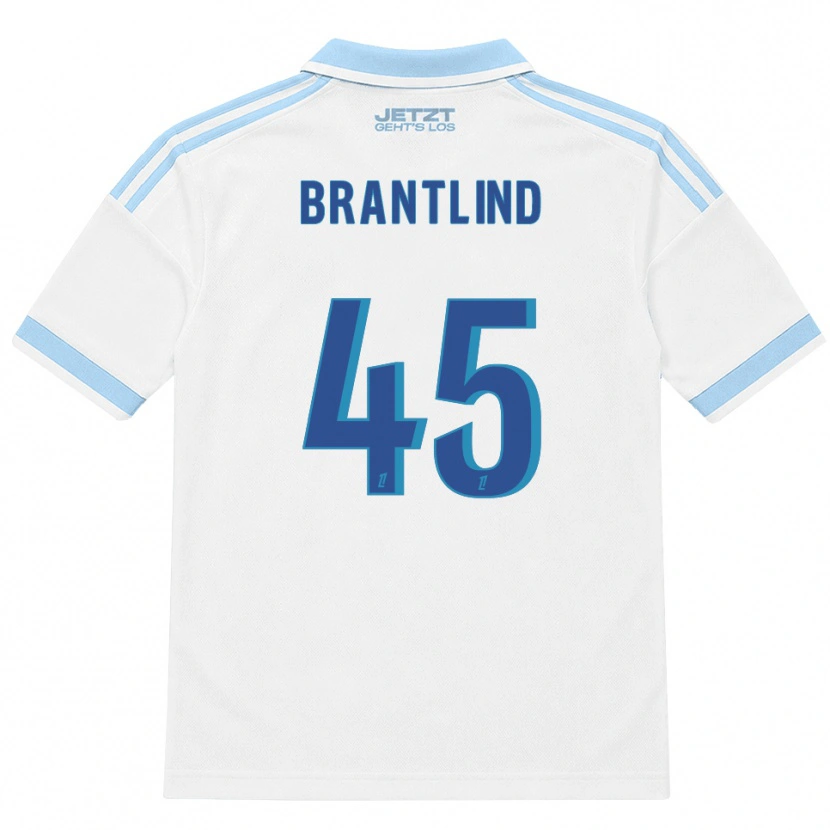 Danxen Dames Benjamin Brantlind #45 Licht Hemelsblauw Wit Rood Uitshirt Uittenue 2026/27 T-Shirt