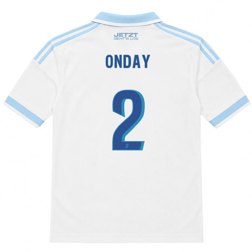 Danxen Dames Georges Onday #2 Licht Hemelsblauw Wit Rood Uitshirt Uittenue 2026/27 T-Shirt