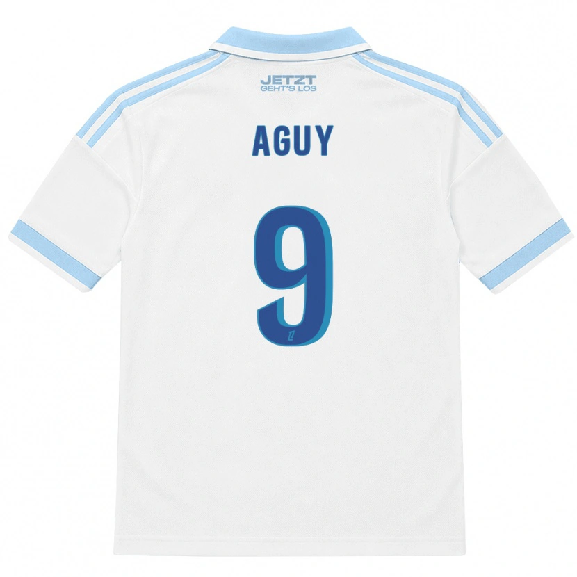 Danxen Dames David Aguy #9 Licht Hemelsblauw Wit Rood Uitshirt Uittenue 2026/27 T-Shirt