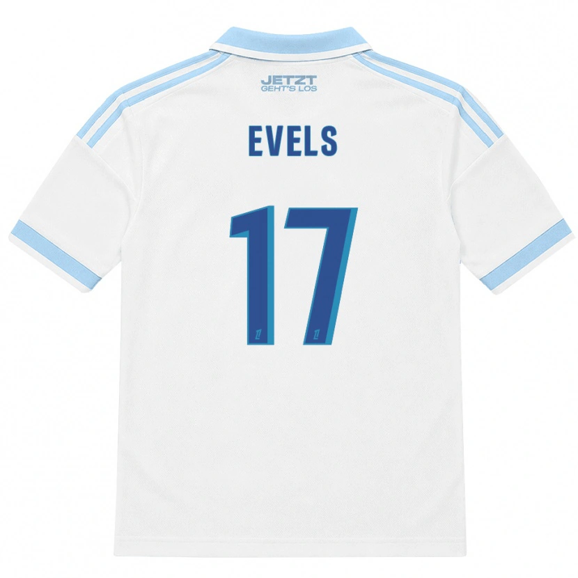 Danxen Dames Emily Evels #17 Licht Hemelsblauw Wit Rood Uitshirt Uittenue 2026/27 T-Shirt