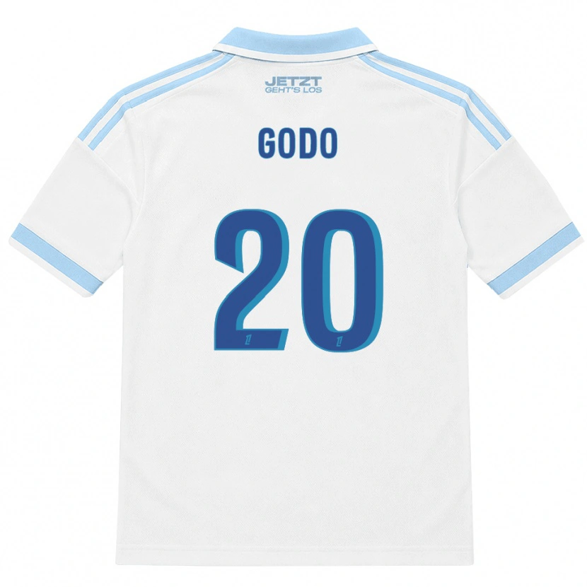 Danxen Dames Martial Godo #20 Licht Hemelsblauw Wit Rood Uitshirt Uittenue 2026/27 T-Shirt