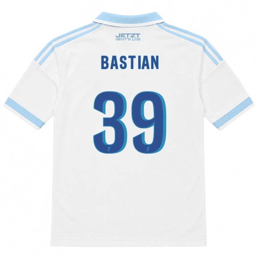 Danxen Dames Maxime Bastian #39 Licht Hemelsblauw Wit Rood Uitshirt Uittenue 2026/27 T-Shirt