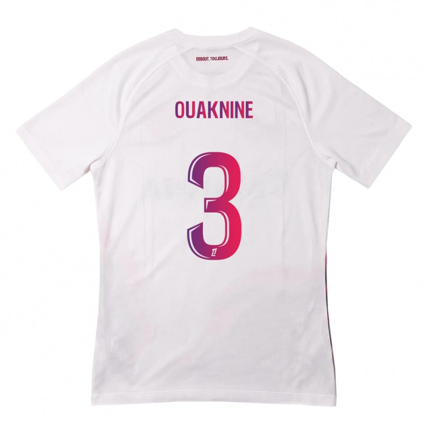 Danxen Dames Jules Ouaknine #3 Wit Roze Paars Uitshirt Uittenue 2026/27 T-Shirt