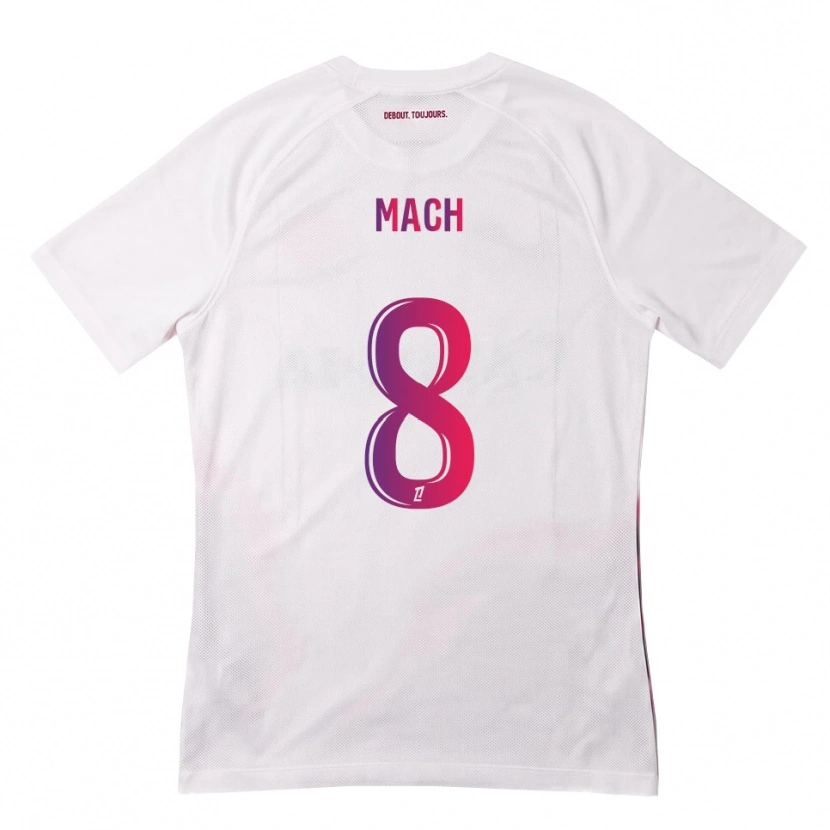 Danxen Dames Mattéo Mach #8 Wit Roze Paars Uitshirt Uittenue 2026/27 T-Shirt
