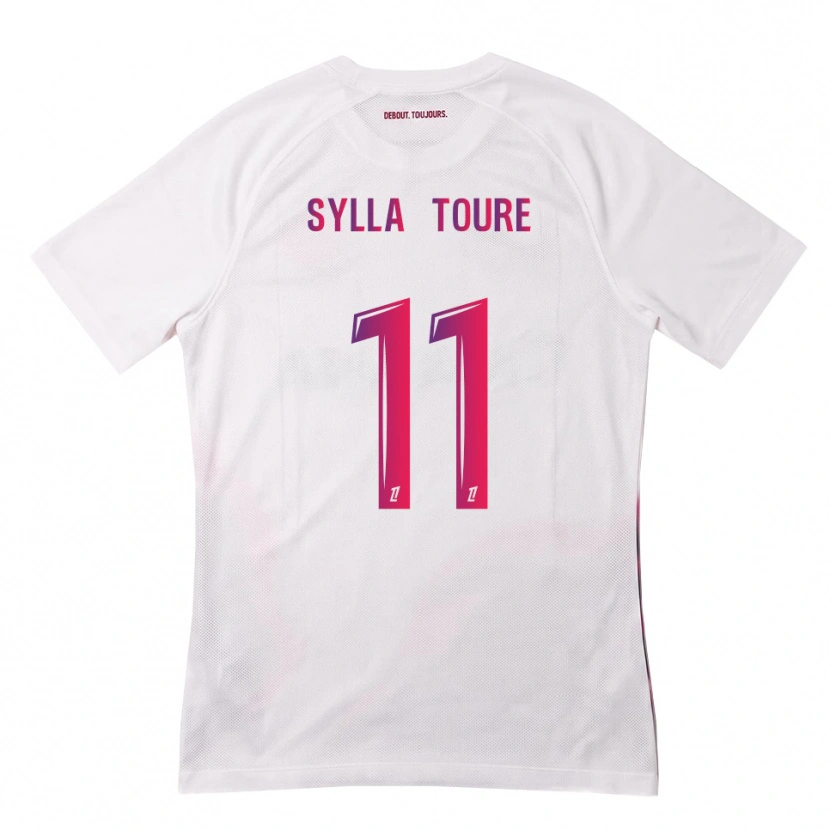 Danxen Dames Ismael Sylla Touré #11 Wit Roze Paars Uitshirt Uittenue 2026/27 T-Shirt