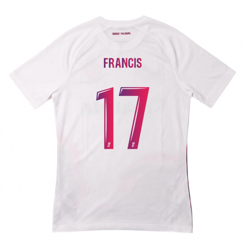 Danxen Dames Abu Francis #17 Wit Roze Paars Uitshirt Uittenue 2026/27 T-Shirt
