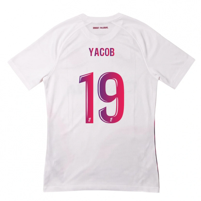 Danxen Dames Ilana Yacob #19 Wit Roze Paars Uitshirt Uittenue 2026/27 T-Shirt