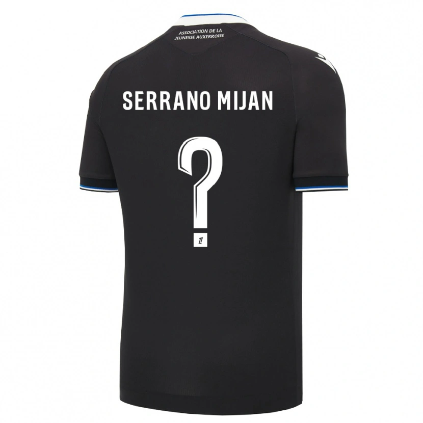 Danxen Dames Joye Serrano Mijan #0 Zwart Blauw Wit Uitshirt Uittenue 2026/27 T-Shirt