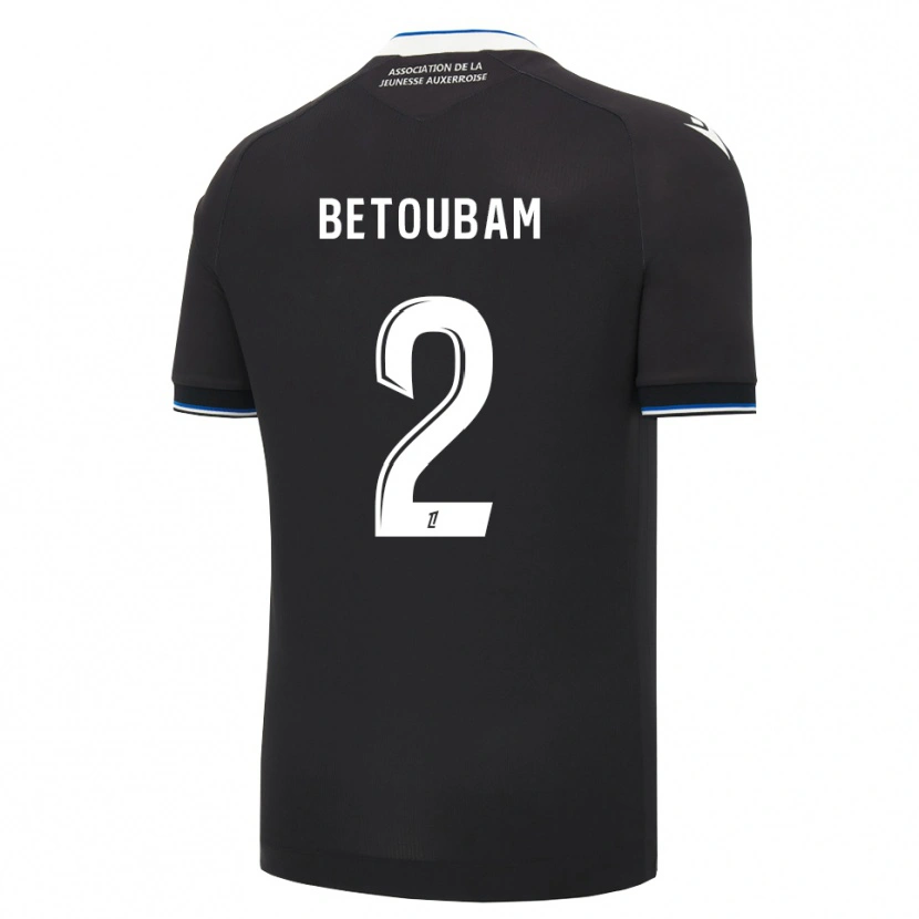 Danxen Dames Clément Betoubam #2 Zwart Blauw Wit Uitshirt Uittenue 2026/27 T-Shirt