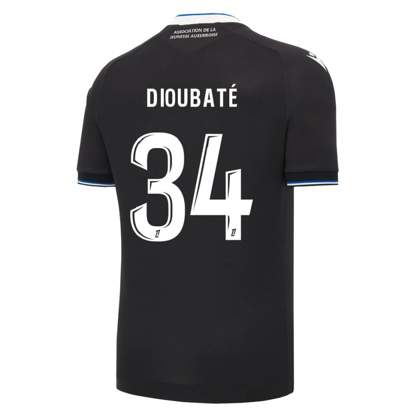 Danxen Dames Lamfia Dioubaté #34 Zwart Blauw Wit Uitshirt Uittenue 2026/27 T-Shirt
