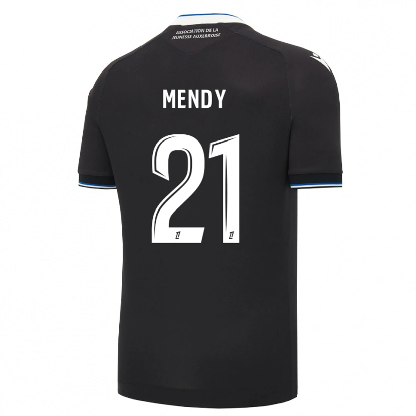 Danxen Dames Tony Mendy #21 Zwart Blauw Wit Uitshirt Uittenue 2026/27 T-Shirt