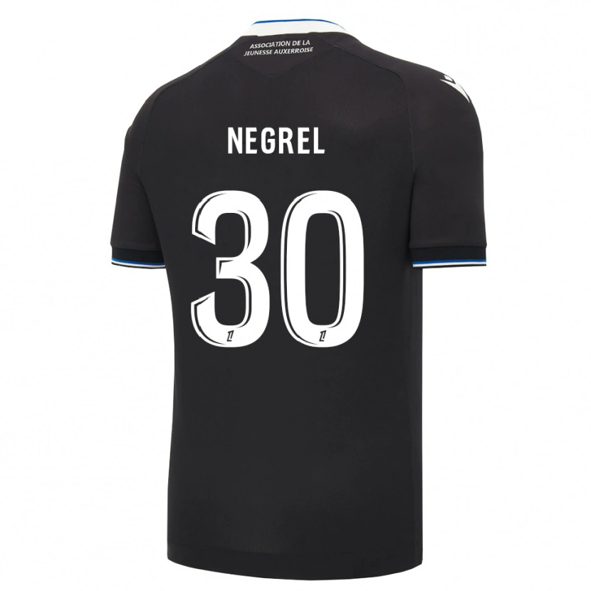 Danxen Dames Tom Negrel #30 Zwart Blauw Wit Uitshirt Uittenue 2026/27 T-Shirt