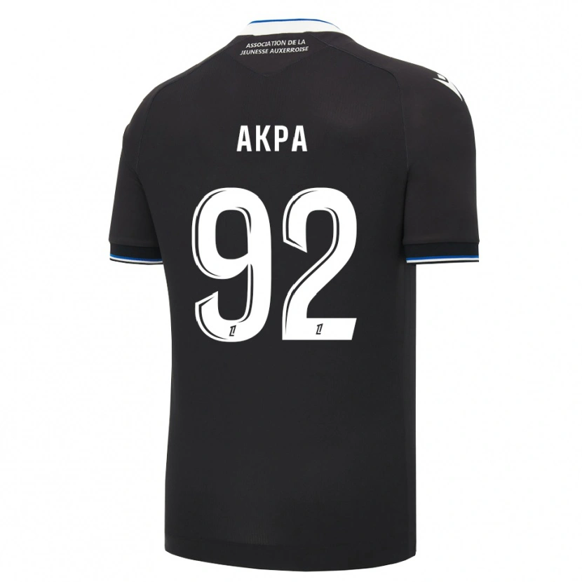 Danxen Dames Clément Akpa #92 Zwart Blauw Wit Uitshirt Uittenue 2026/27 T-Shirt