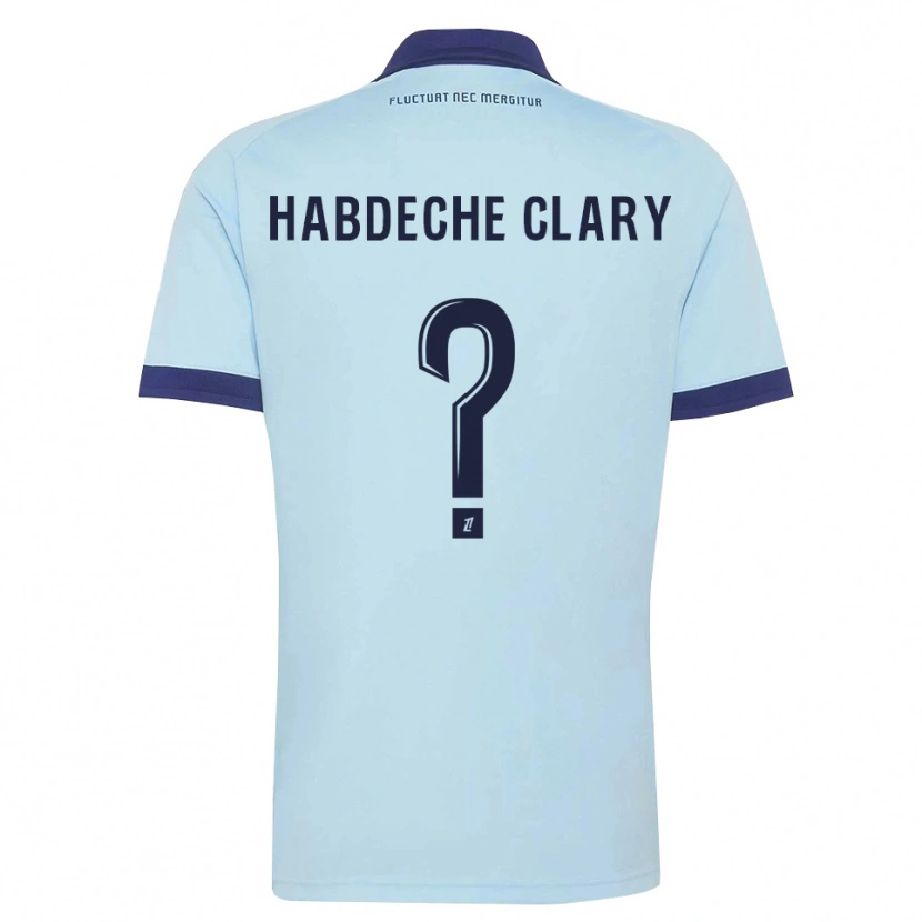Danxen Dames Yanis Habdeche Clary #0 Centaurieblauw Zwart Uitshirt Uittenue 2026/27 T-Shirt