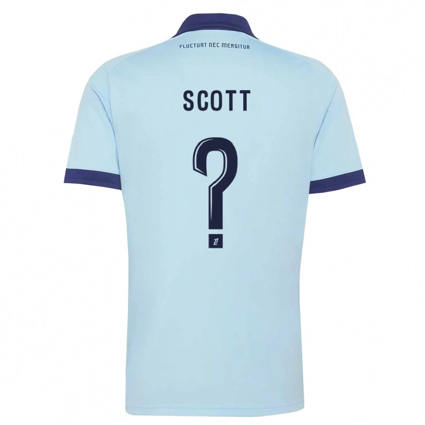 Danxen Dames Sheika Scott #0 Centaurieblauw Zwart Uitshirt Uittenue 2026/27 T-Shirt
