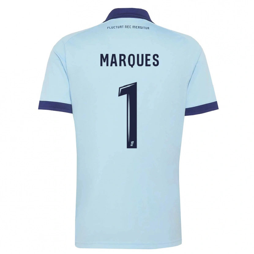 Danxen Dames Inès Marques #1 Centaurieblauw Zwart Uitshirt Uittenue 2026/27 T-Shirt