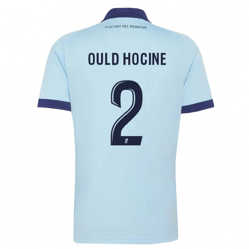 Danxen Dames Célina Ould Hocine #2 Centaurieblauw Zwart Uitshirt Uittenue 2026/27 T-Shirt