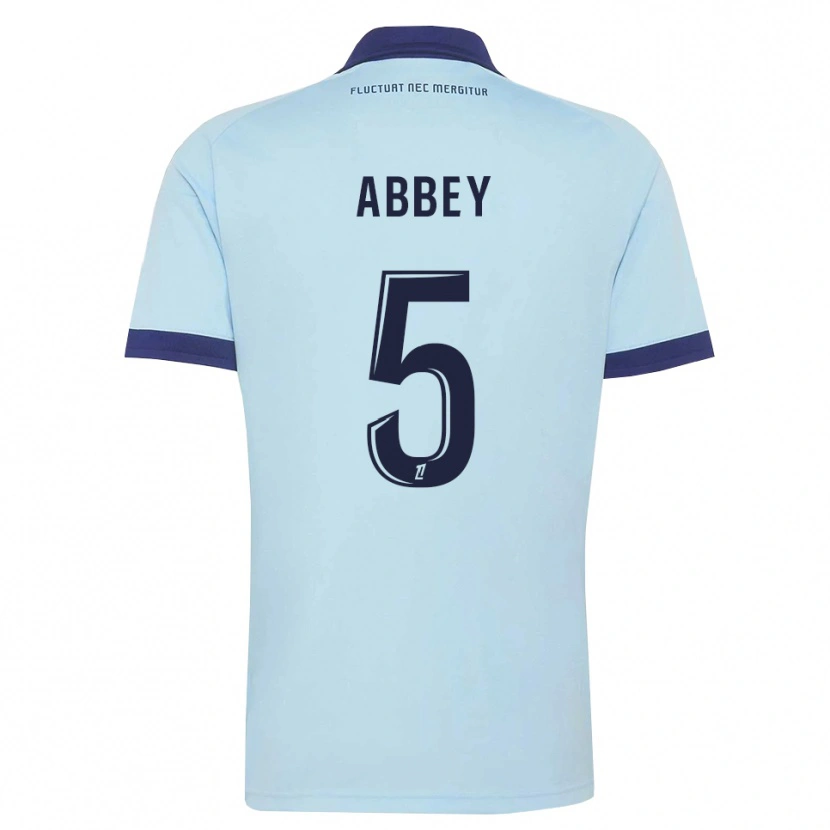 Danxen Dames Emmanuel Abbey #5 Centaurieblauw Zwart Uitshirt Uittenue 2026/27 T-Shirt