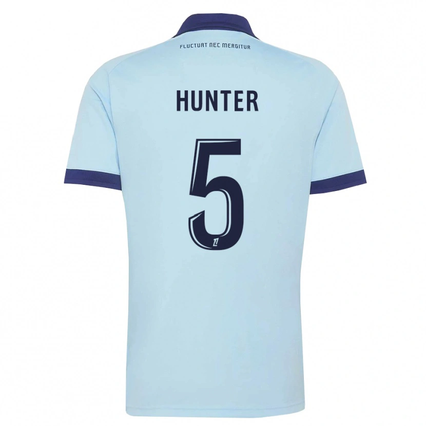 Danxen Dames Sarah Hunter #5 Centaurieblauw Zwart Uitshirt Uittenue 2026/27 T-Shirt