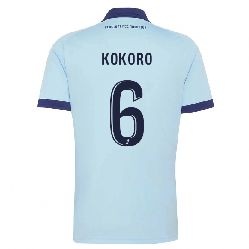 Danxen Dames Clarence Kokoro #6 Centaurieblauw Zwart Uitshirt Uittenue 2026/27 T-Shirt
