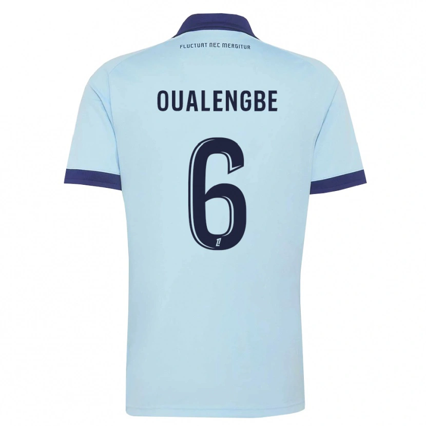 Danxen Dames Gabriel Oualengbe #6 Centaurieblauw Zwart Uitshirt Uittenue 2026/27 T-Shirt