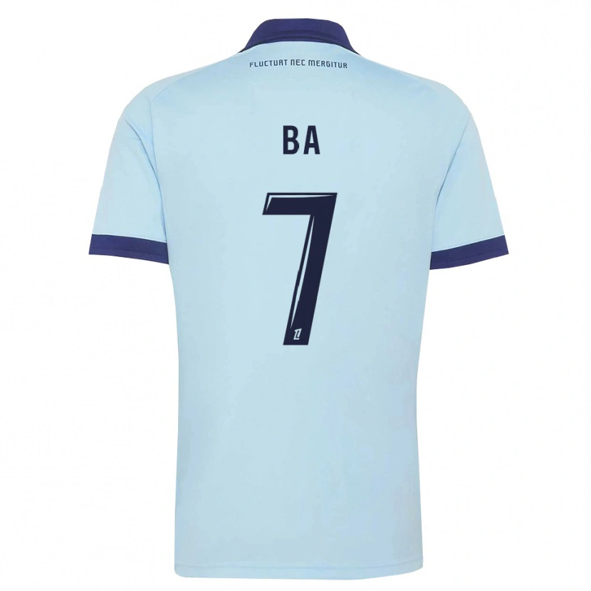 Danxen Dames Mohamed Ba #7 Centaurieblauw Zwart Uitshirt Uittenue 2026/27 T-Shirt